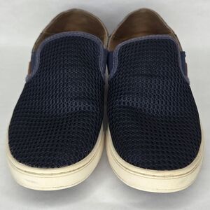 OluKai Navy Mesh Slip-On Flats